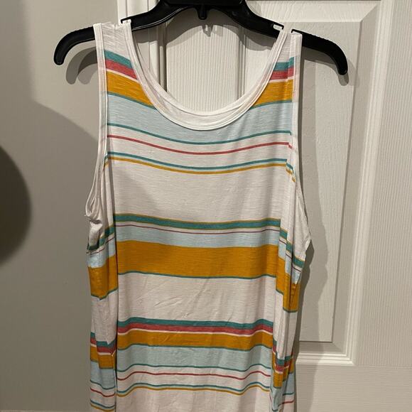 a.n.a stripped tank top - Picture 1 of 3
